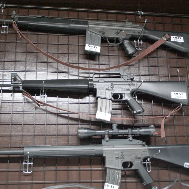 レンタルガンを多数ご用意しております